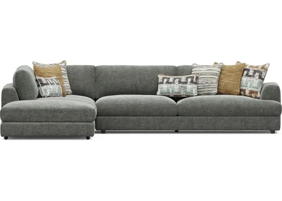 Montecito Charcoal 4 Pc Sectional