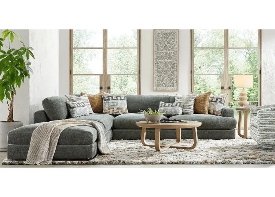 Montecito Charcoal 4 Pc Sectional