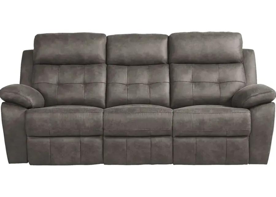 Hanton Heights Slate 6 Pc Living Room with Reclining Sofa