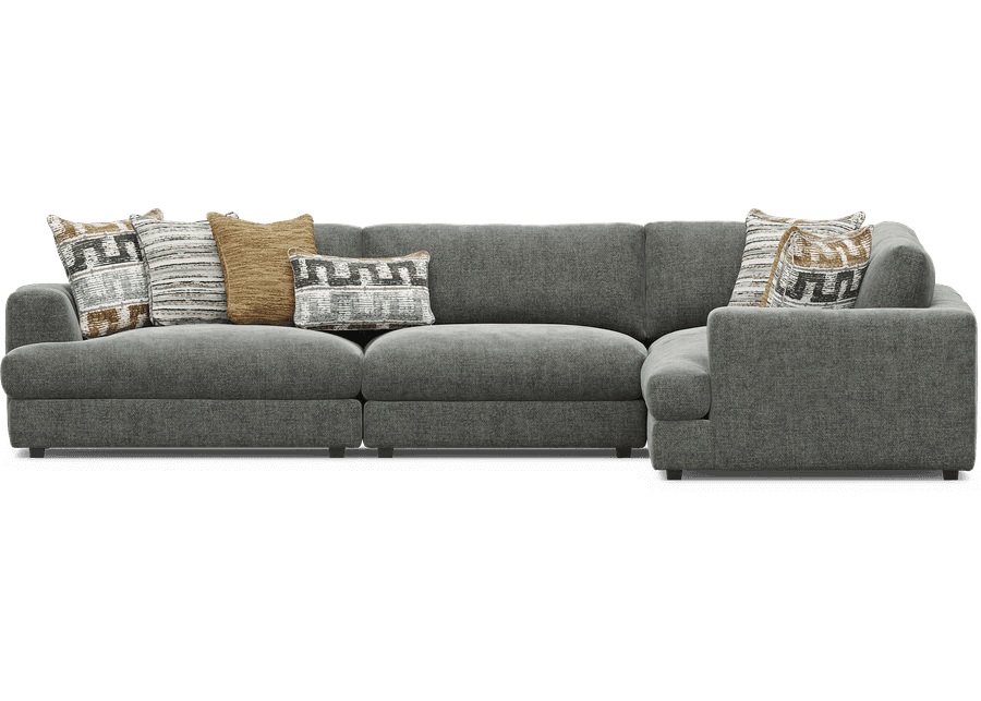 Montecito Charcoal 5 Pc Sectional