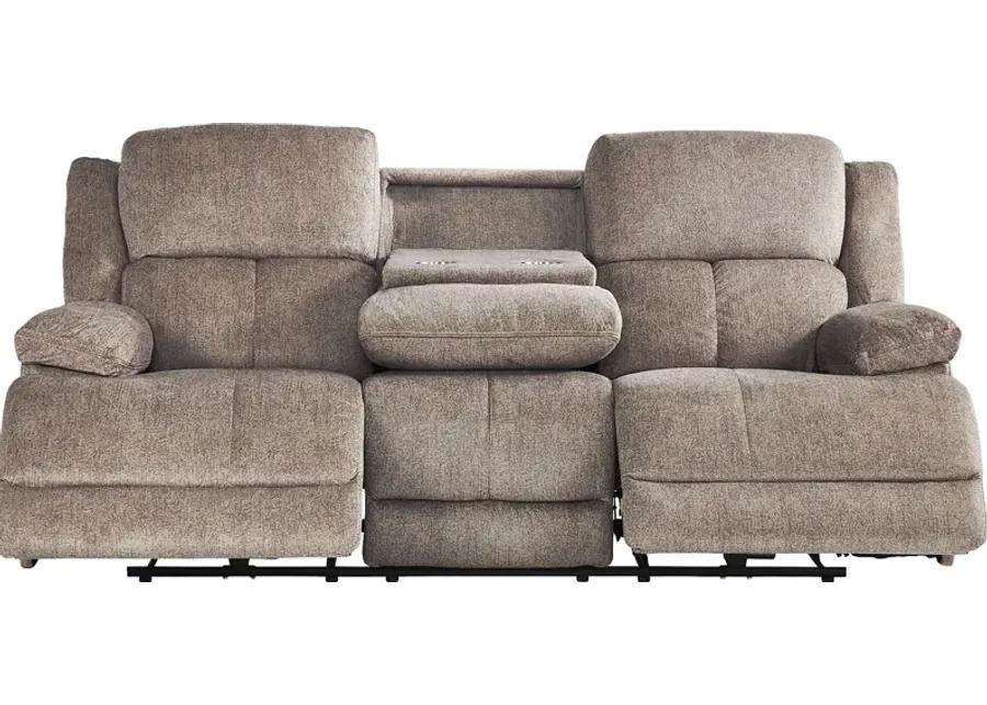 Townsend Brown 3 Pc Living Room with Reclining Sofa