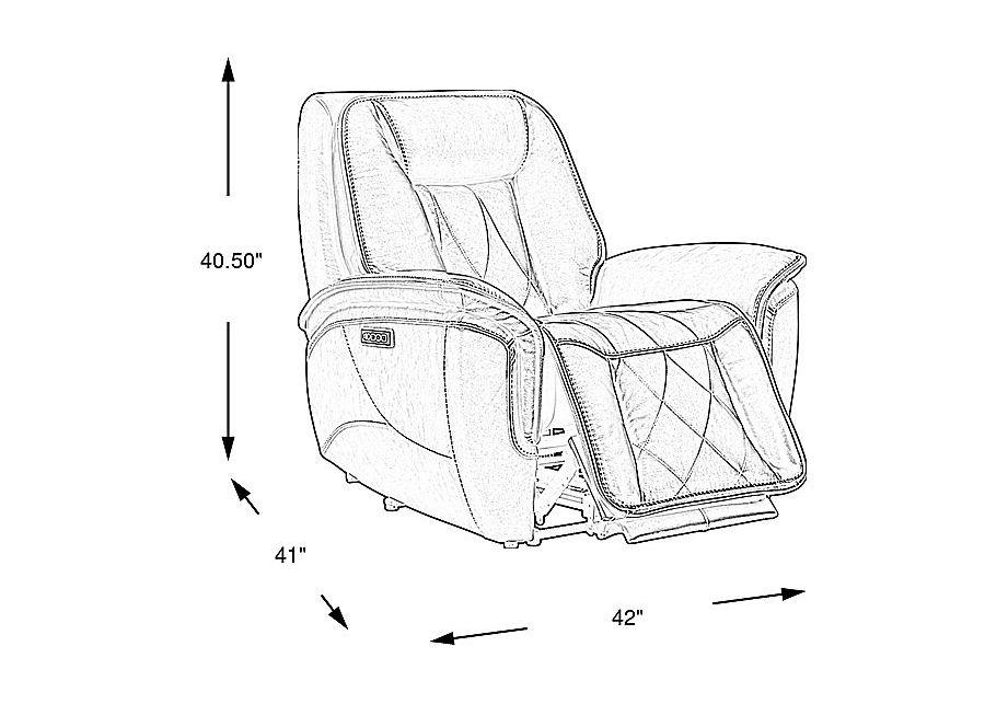 Dalton Brown Triple Power Recliner