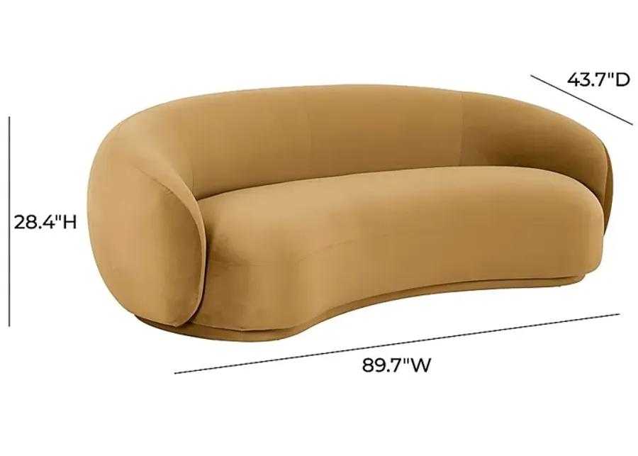 Caperiole Cognac Sofa