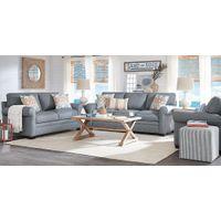 Cindy Crawford Bellingham 7 Pc Green Textured Living Room Set With
