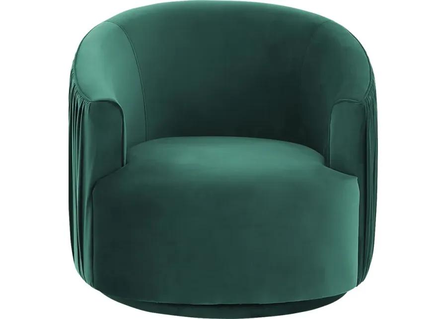 Spandra Green Accent Chair