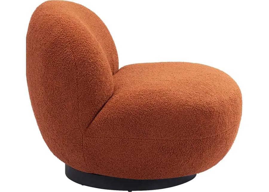 Chenega Orange Accent Chair