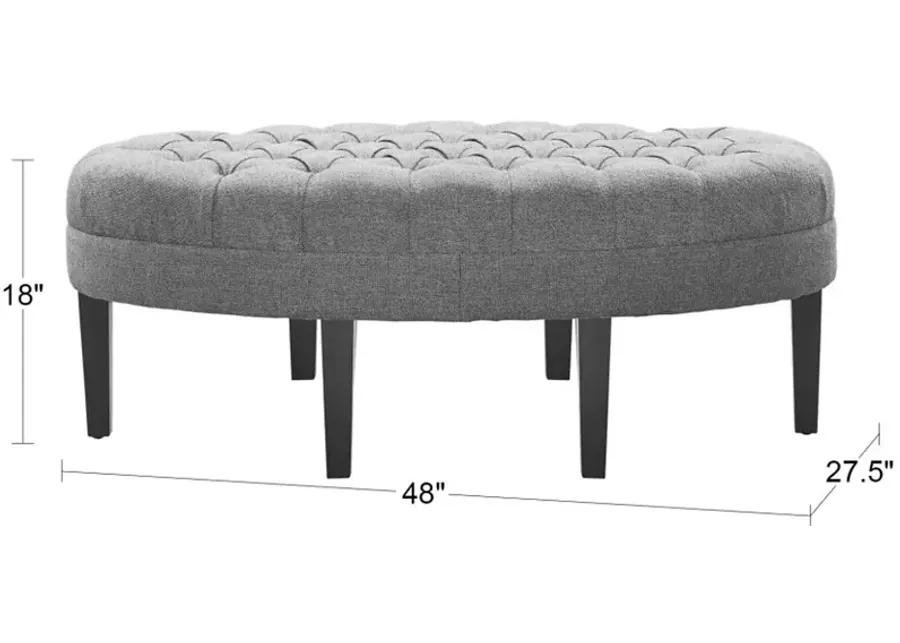 Thistlecroft Linen Ottoman