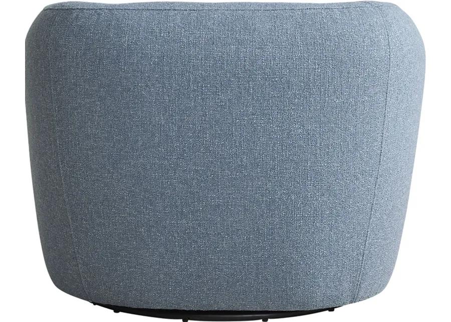 Jaxson Blue Swivel Chair