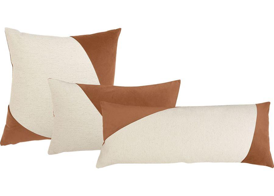 ModularThree Orange Pillow, Set of 3