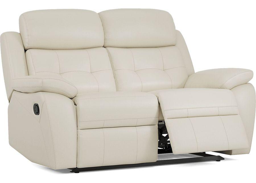 Antonin Beige Leather 3 Pc Reclining Living Room