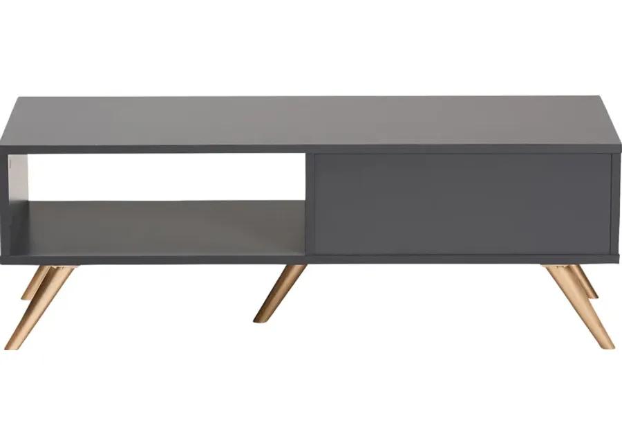 Cobblehill Dark Gray Cocktail Table