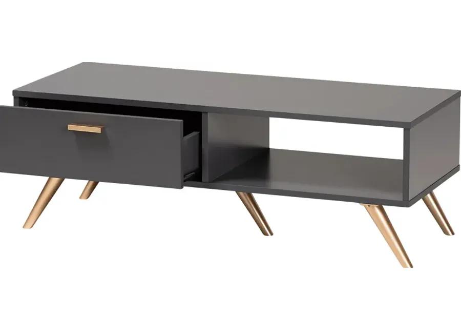 Cobblehill Dark Gray Cocktail Table