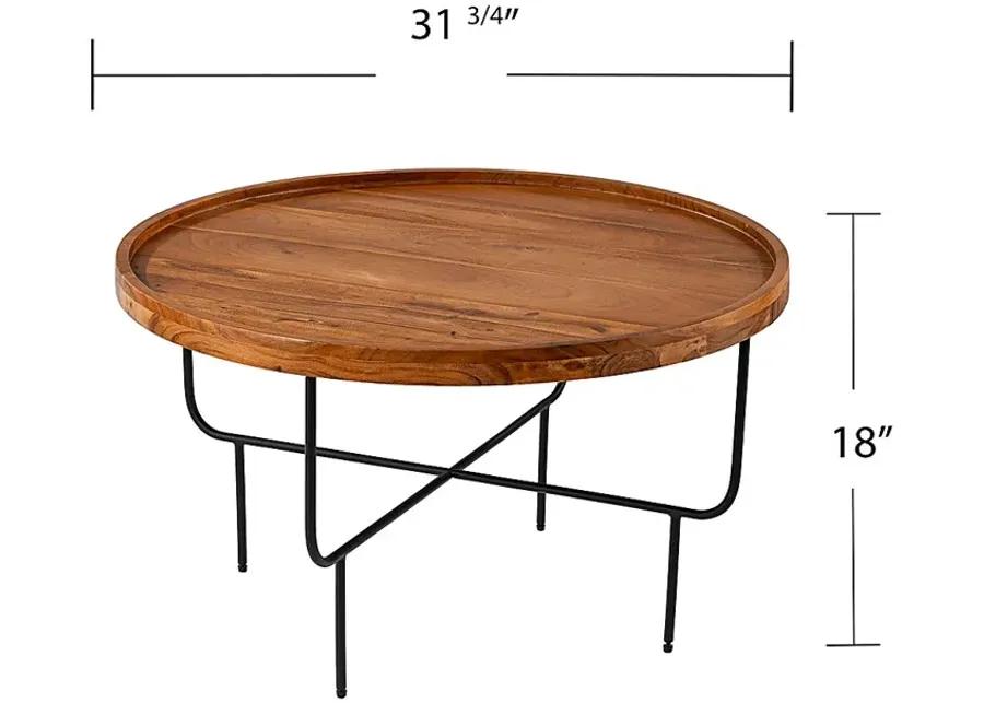 Banyanwood Brown Cocktail Table