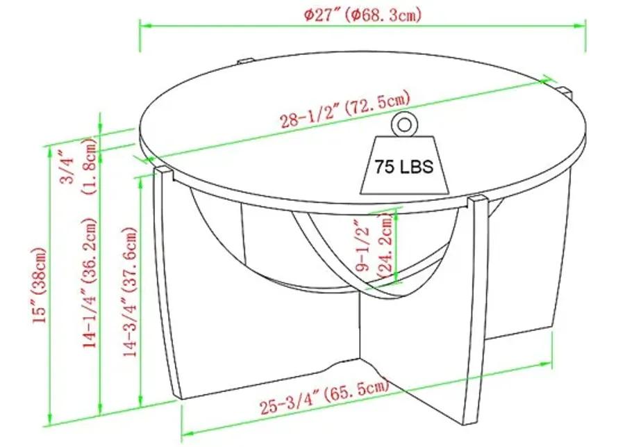 Roseheath Gray Cocktail Table