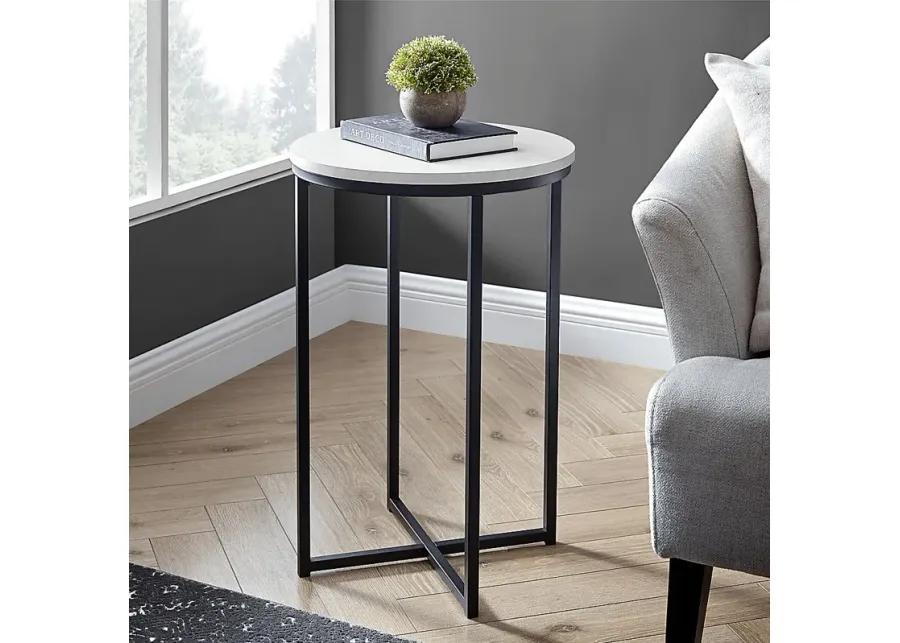 Gracemore White Side Table