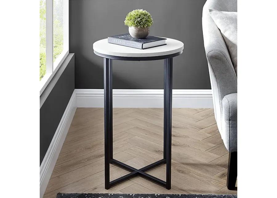 Gracemore White Side Table