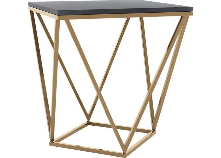 Cortinia Black End Table