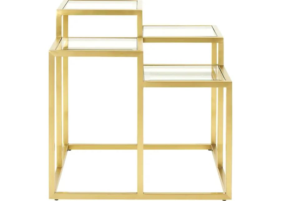 Kley Gold End Table