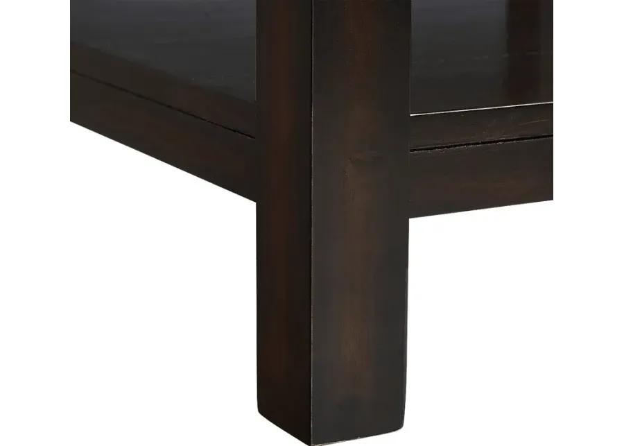 Sheepberry Espresso End Table