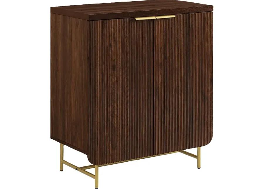 Omerea Walnut Accent Cabinet