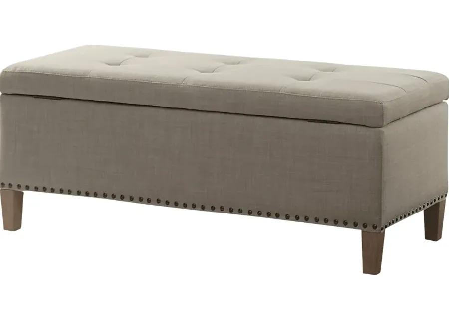 Rosewin Taupe Accent Bench