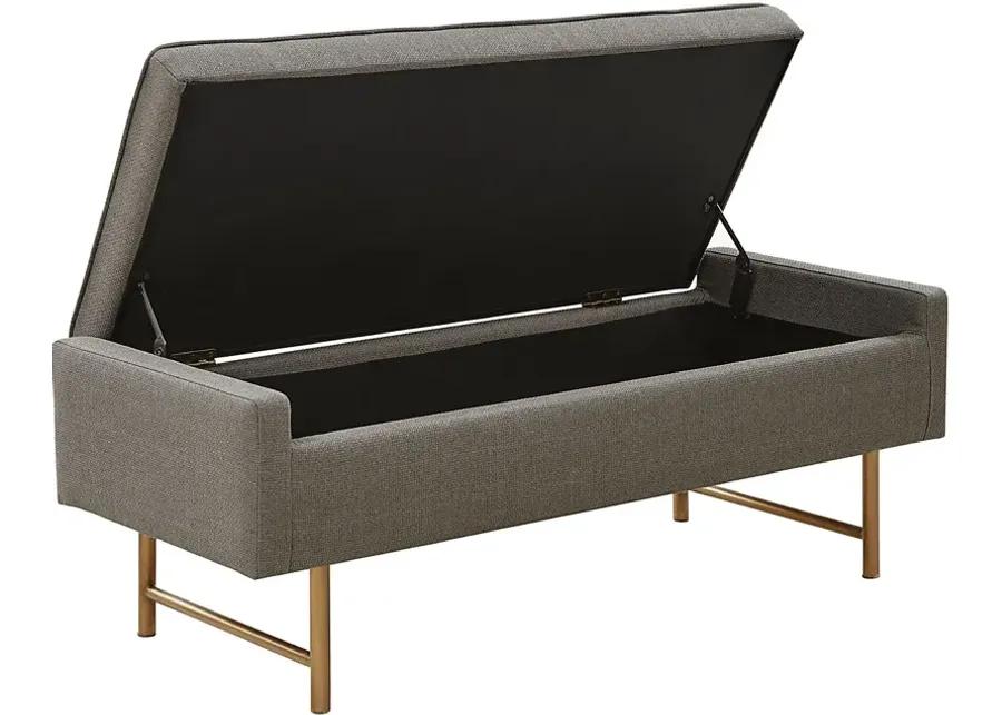 Rylis Gray Accent Bench