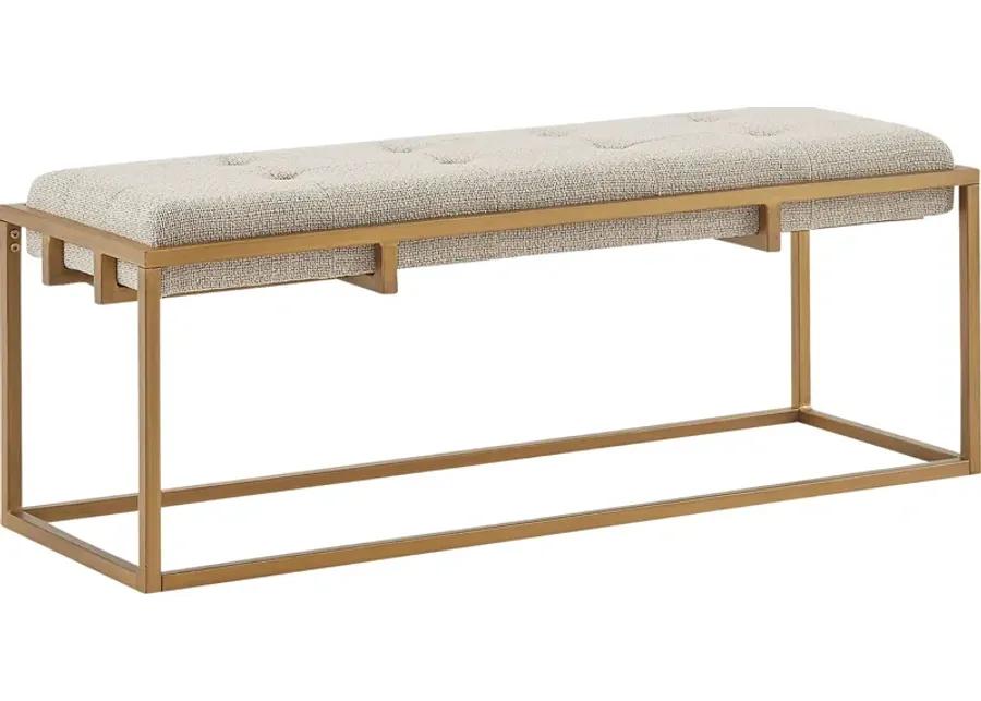 Otsego Brown Accent Bench