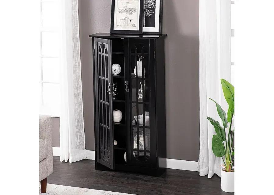 Laneham Black Curio Cabinet