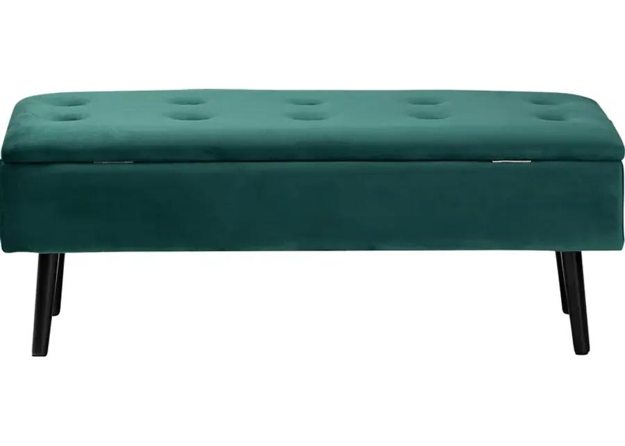 Whimbrel Green Accent Bench