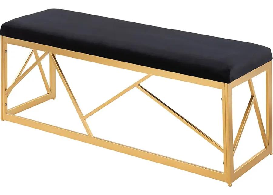 Belino I Black Accent Bench