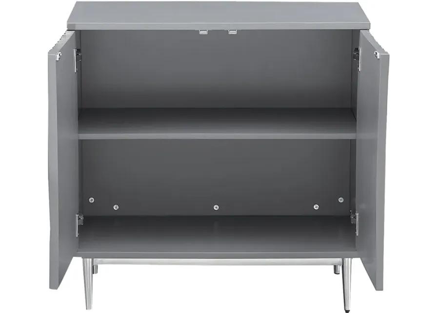 Arrowrock Gray Accent Cabinet