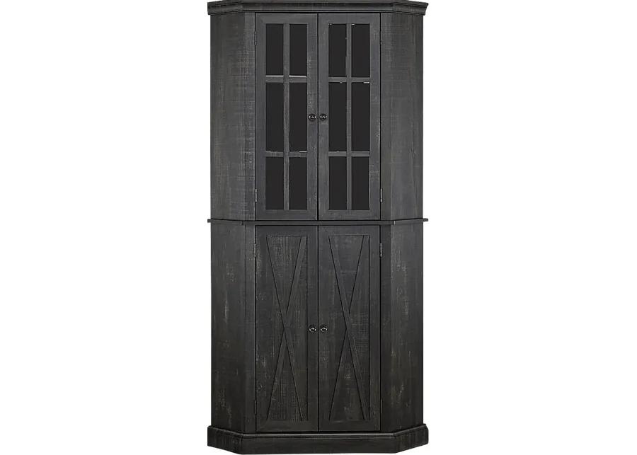 Kolman Charcoal Bar Cabinet