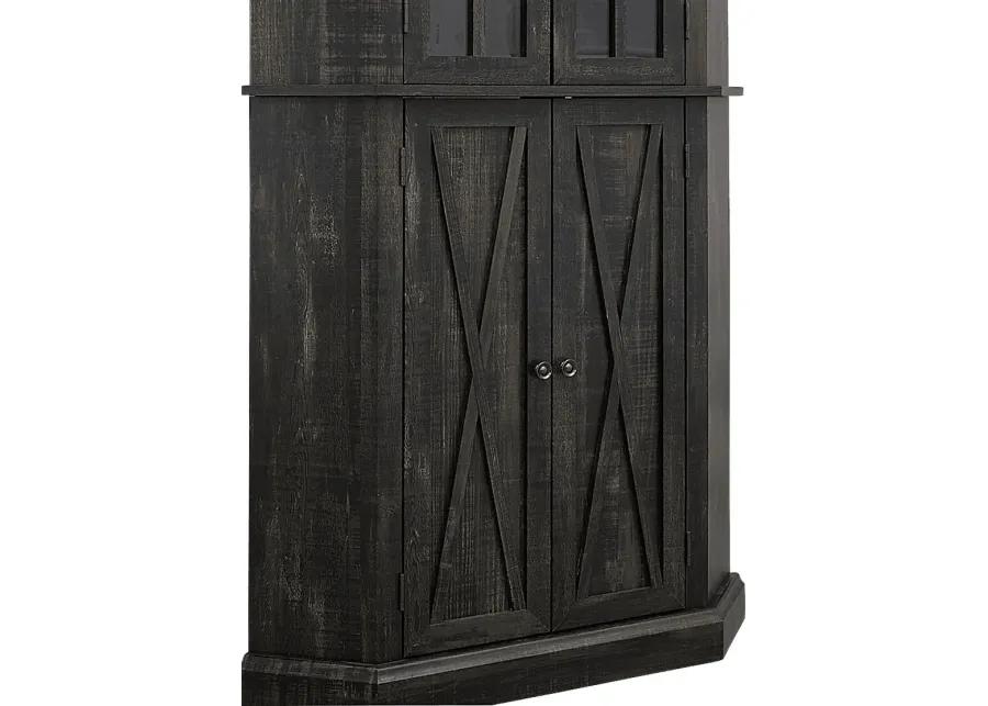 Kolman Charcoal Bar Cabinet