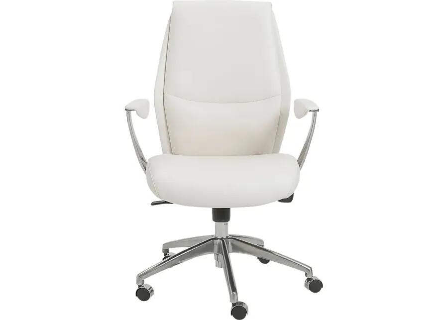 Chrisan White Office Chair