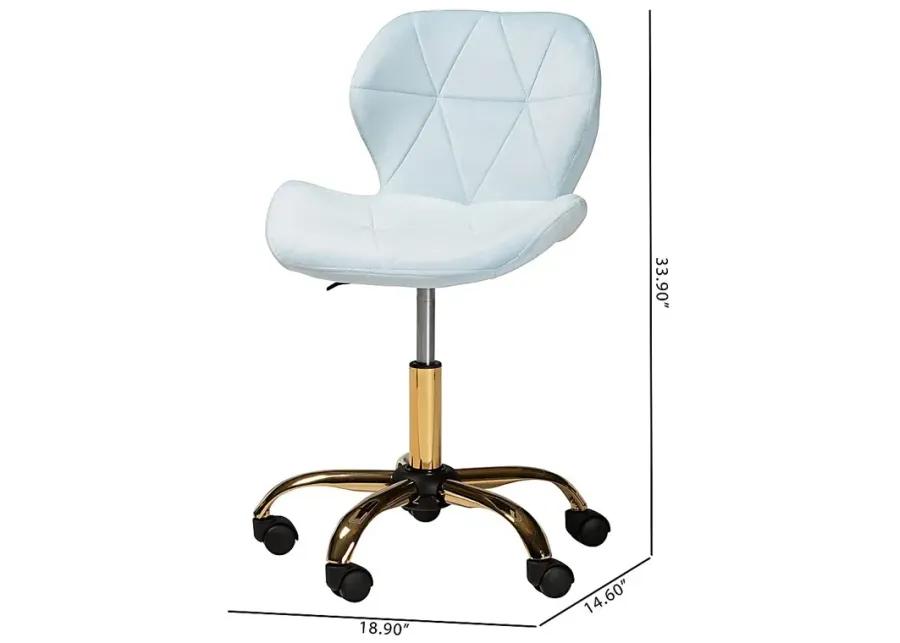 Actaeon Blue Office Chair