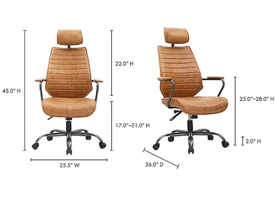 Goetze Orange Office Chair