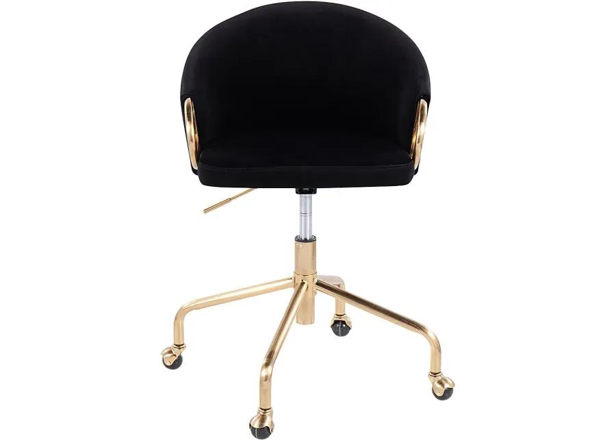 Tichester Black Office Chair