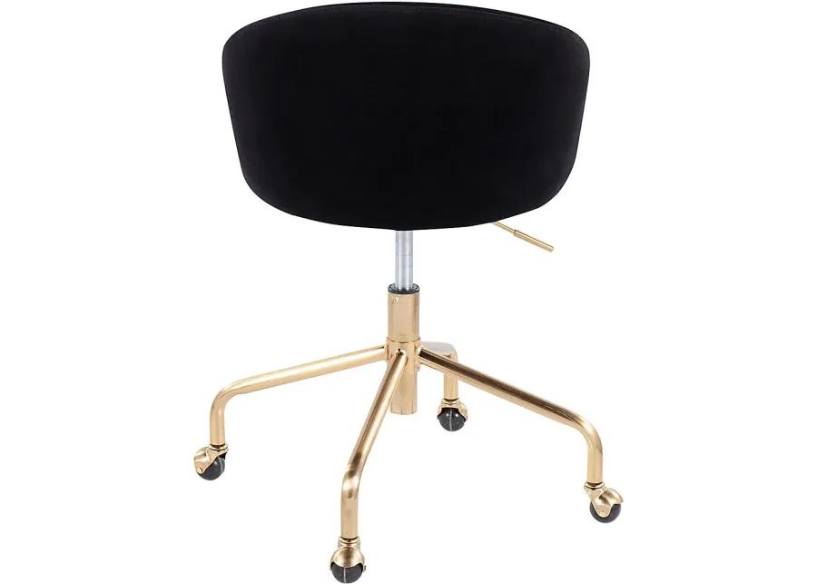 Tichester Black Office Chair