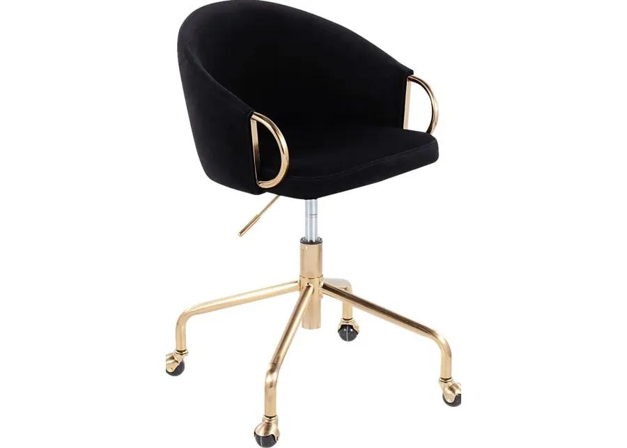 Tichester Black Office Chair