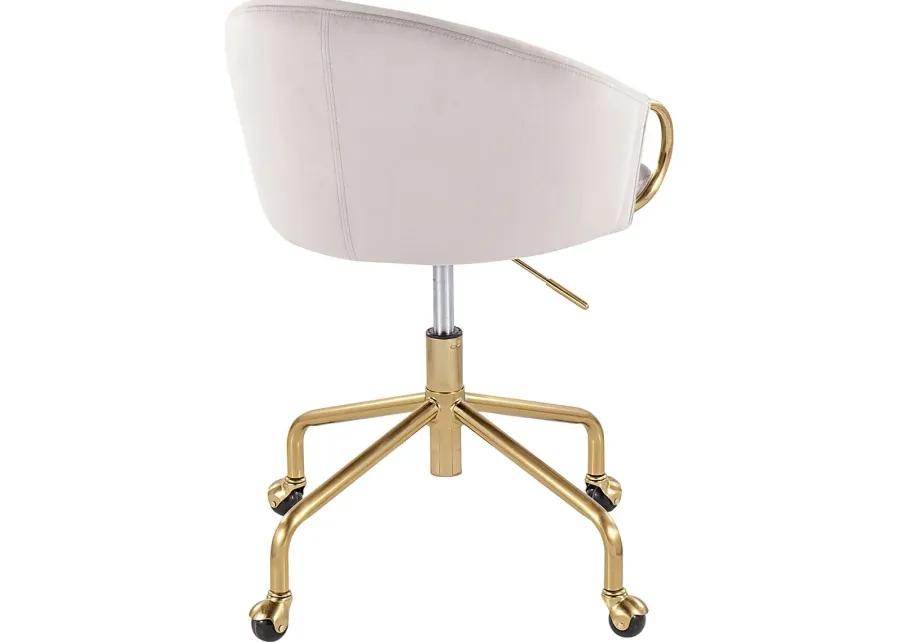 Tichester Silver Office Chair