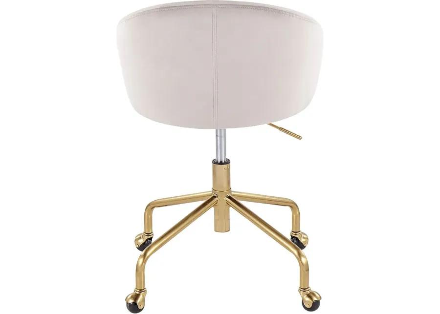 Tichester Silver Office Chair