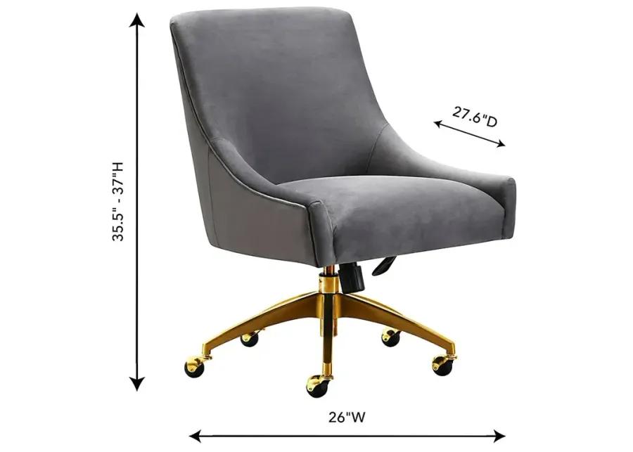 Bedera Gray Desk Chair