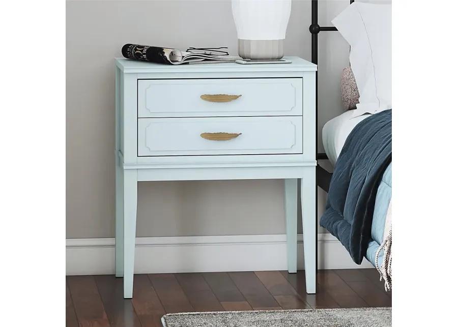 Canberra Blue Accent Table