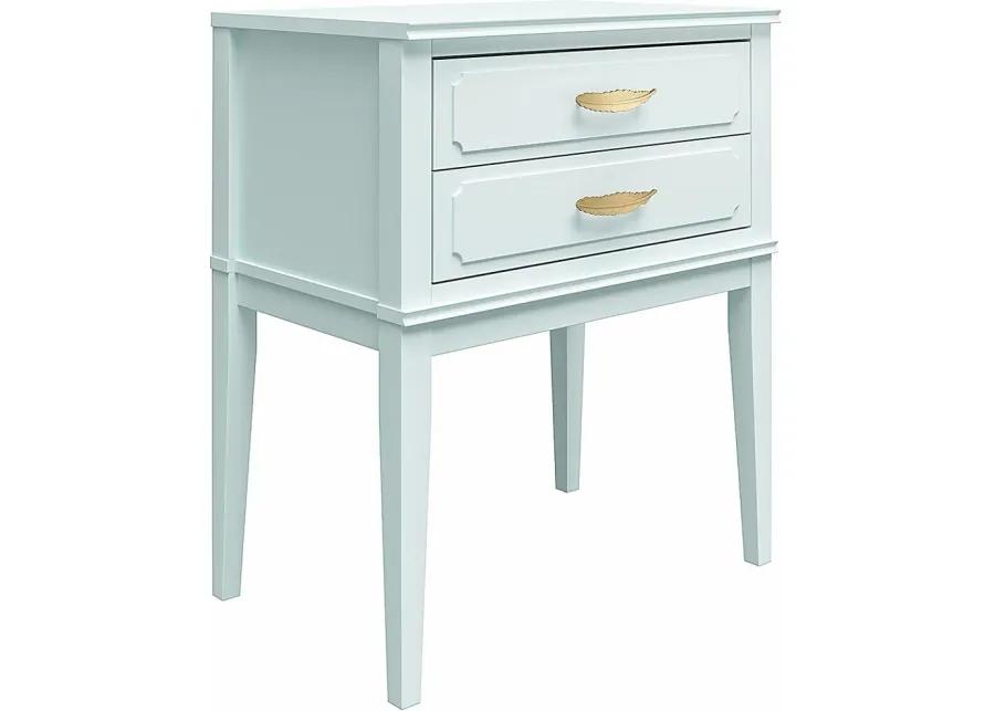 Canberra Blue Accent Table