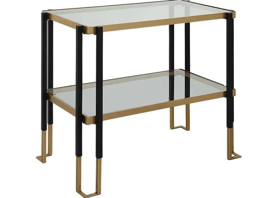 Farajen Gold Accent Table