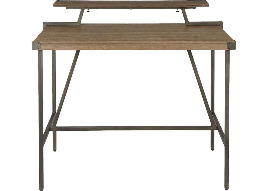 Asaff Antique Brown Standing Desk