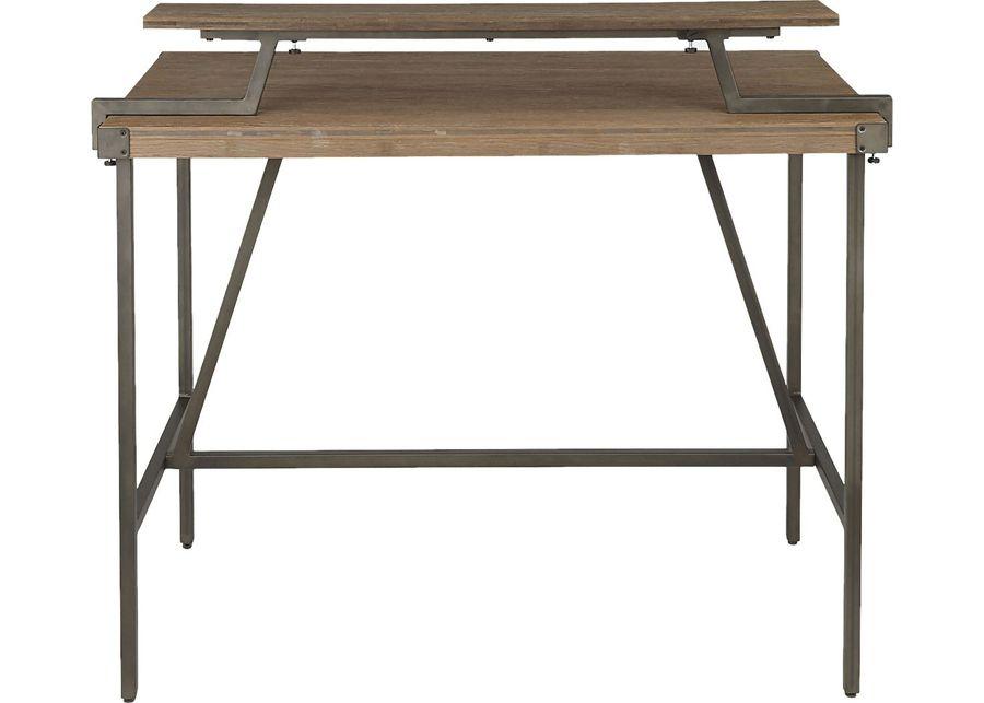 Asaff Antique Brown Standing Desk