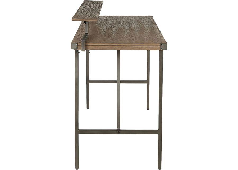 Asaff Antique Brown Standing Desk