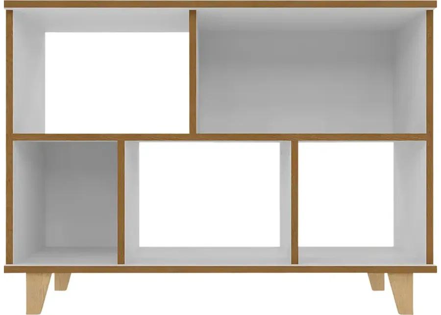 Arvilla White Bookcase