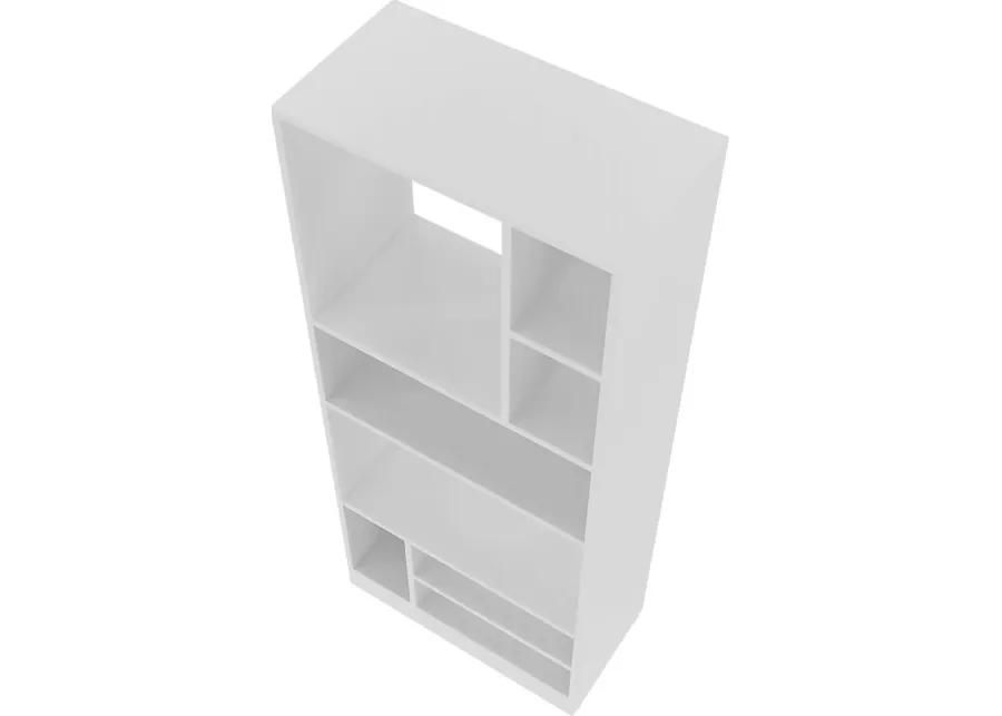 Brundrette II White Bookcase